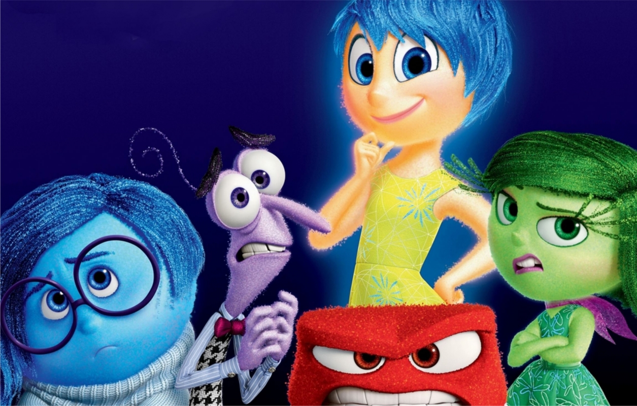 Inside out turkce. Герои мультика головоломка. Inside out 2015. Головоломка Райли и радости.